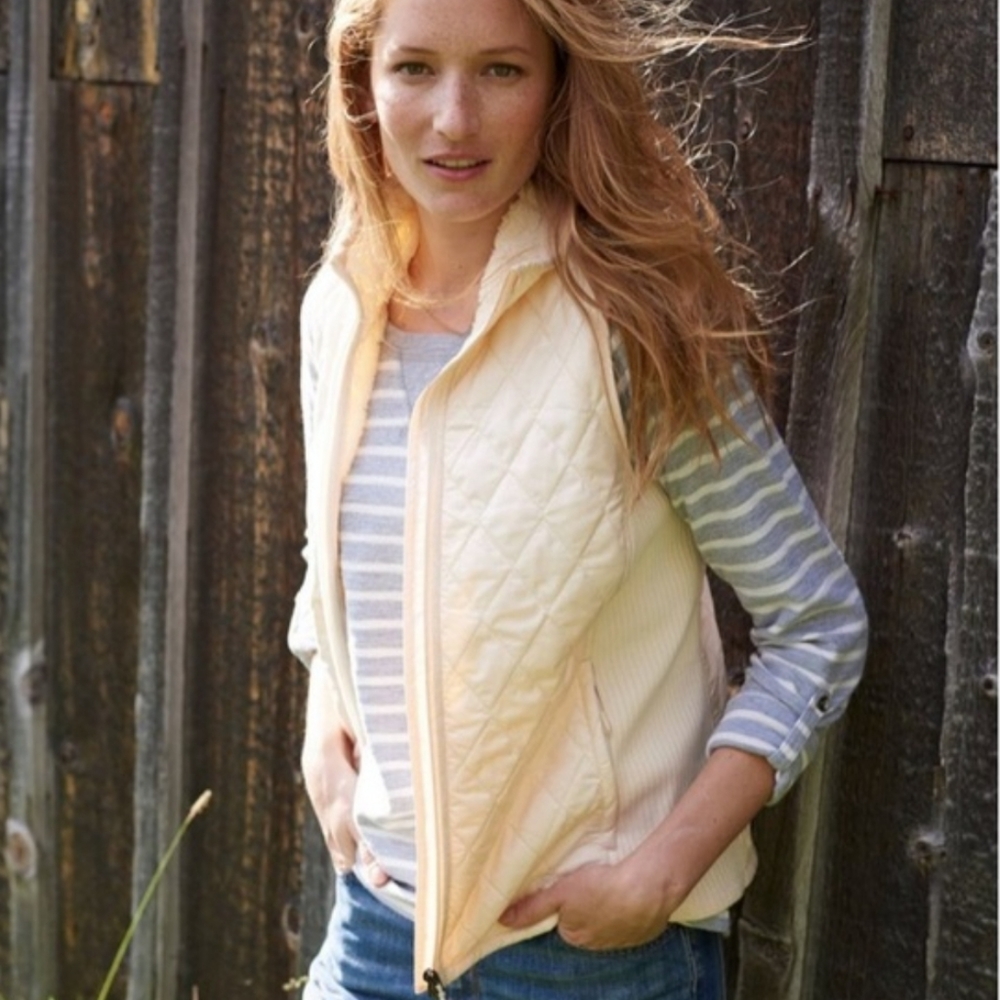L.L. Bean Women's Fleece-Lined Fitness Vest Size Large